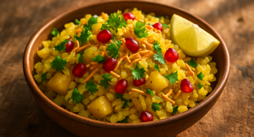aloo poha recipe - authentic Indian recipe