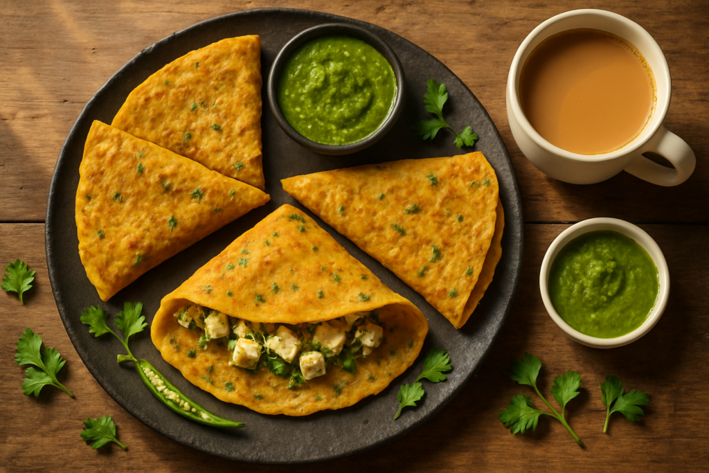 besan chilla recipe - authentic Indian recipe