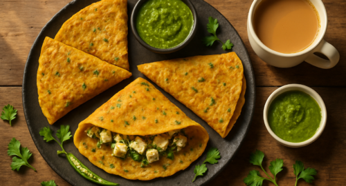 besan chilla recipe - authentic Indian recipe