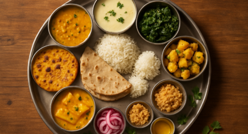 gujarati thali recipes - authentic Indian recipe