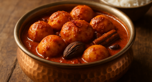 kashmiri dum aloo recipe - authentic Indian recipe