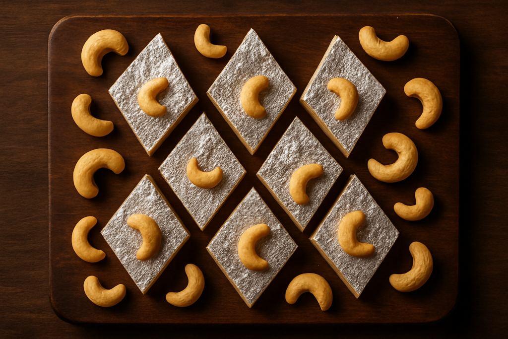 kaju katli recipe - authentic Indian recipe