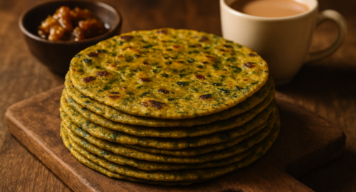 methi thepla recipe - authentic Indian recipe