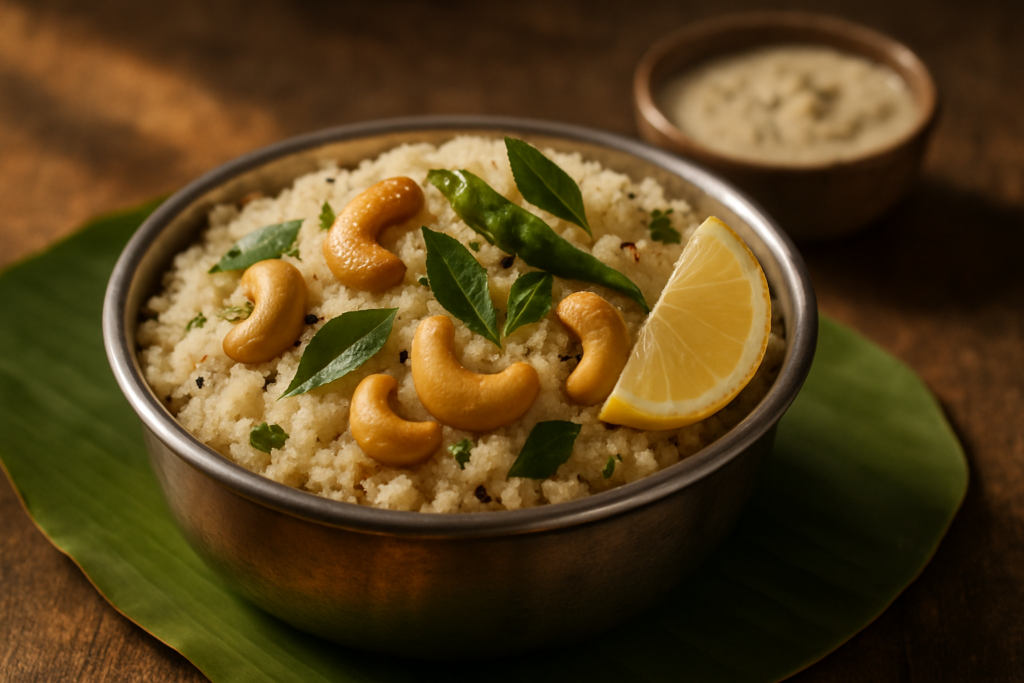 rava upma recipe - authentic Indian recipe
